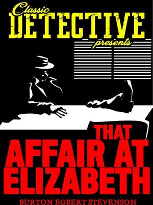 cover image of That Affair At Elizabeth